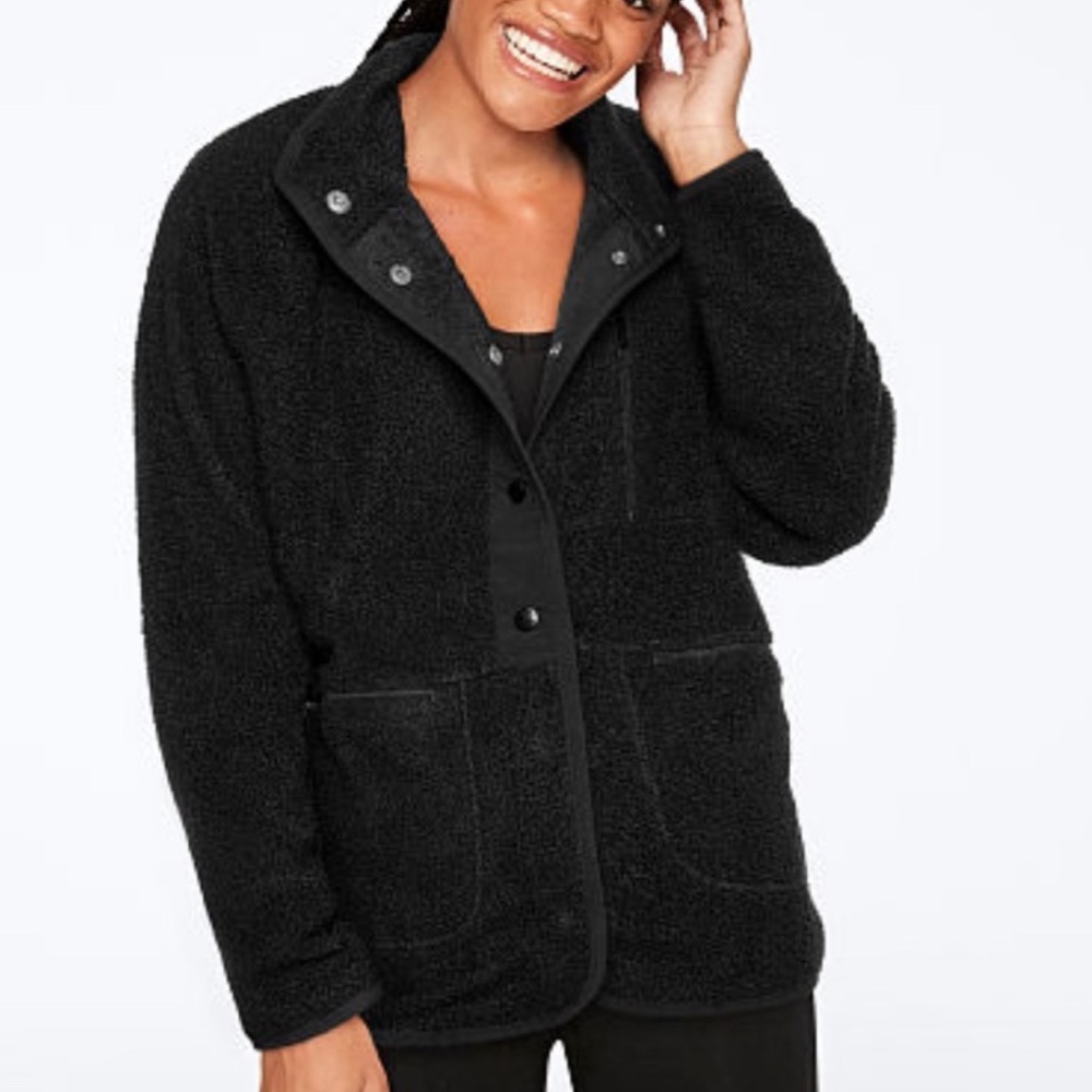 Victoria’s secret PINK Cozy Snap Jacket